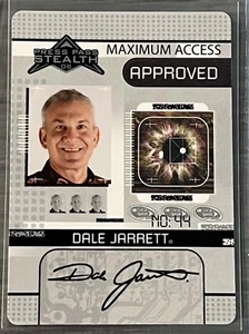 2008 Press Pass Stealth "Maximum Access" 🏎 #13 DALE JARRETT 🏁 NASCAR 🏁 - Picture 1 of 2