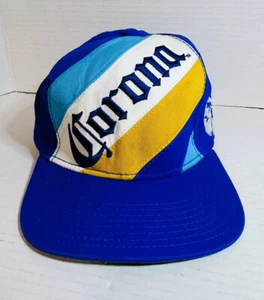 Trucker Hat Corona Extra Beer Ball Cap Logo with Gold Crown Preowned Vintage - Picture 1 of 5