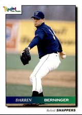 1996 Beloit Snappers Team Issue 2 Darren Berninger Baton Rouge Louisiana LA Card