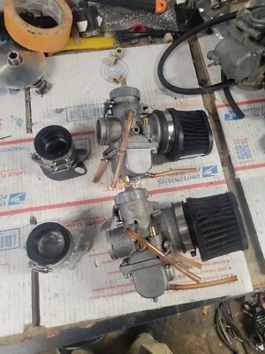 Honda Sl360 Mikuni Carb Upgrade Set With Cnc Flanges And Boots Cl360 Twin Honda - Image 1 of 4