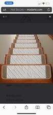 Nova Modern Washable Non Slip Non Skid Stair Treads 8.5"x30" (set of 13)