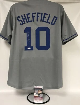 Gary Sheffield Signed Autographed Los Angeles XL Gray Baseball Jersey : JSA COA - Image 1 of 3