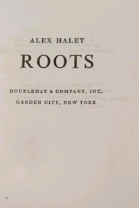 Roots, Alex Haley 1st Edition Book Club Hardcover Vintage 1976 - Picture 1 of 4