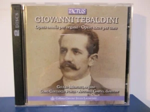 Giovanni Tebaldini - Complete Organ Works - 2 CD Set - MINT cond. - E24-2874 - Foto 1 di 4