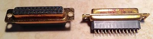 DB25 Female PC Mount Connector - NOS - Picture 1 of 1