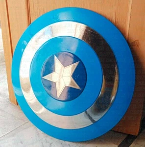 Escudo Capitán América 1:1 aleación metal vengadores 75 aniversario Marvel Legends - Imagen 1 de 8