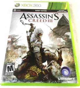 ASSASSIN'S CREED III 3 XBOX 360 TARGET EDITION + MANUALE UBISOFT COMPLETO TESTATO! - Foto 1 di 8