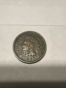 1899 Indian Head Cent Penny guter Zustand nagelneu 2x2 Halter - Bild 1 von 4