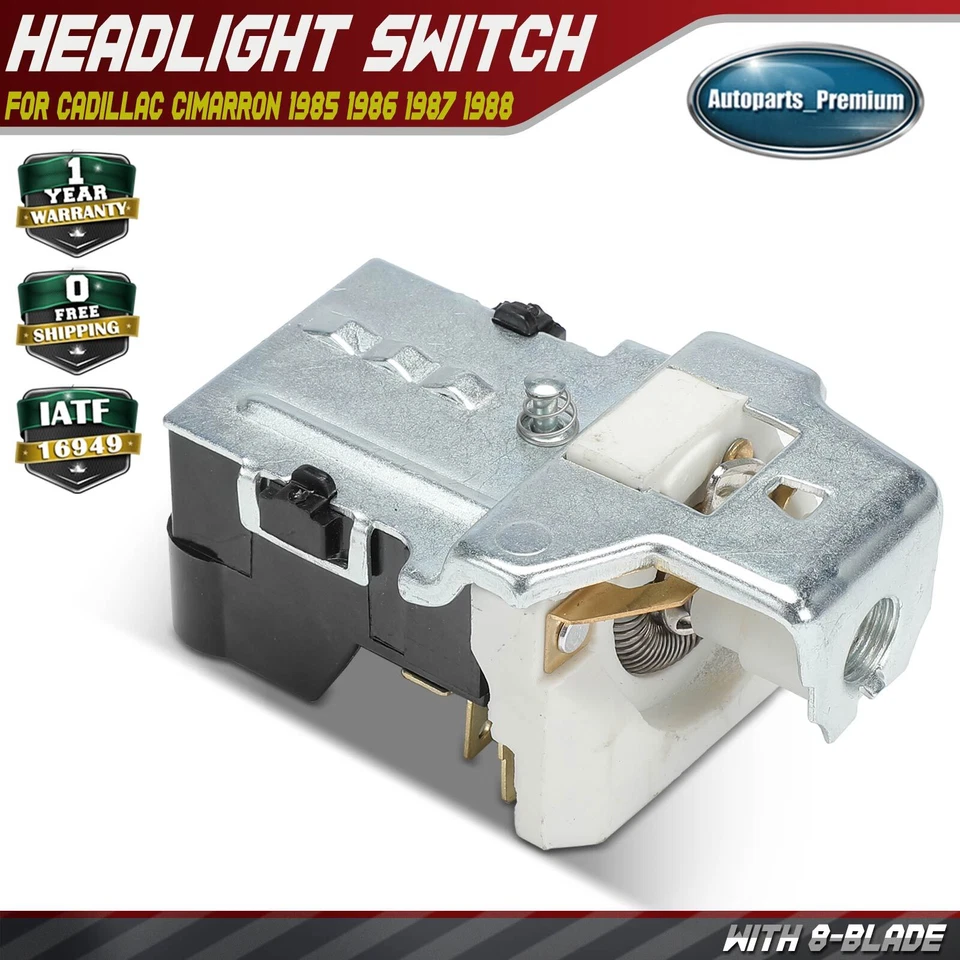 Headlight Switch for Cadillac Cimarron 1985-1988 International Harvester 100 150 - Image 1 of 4