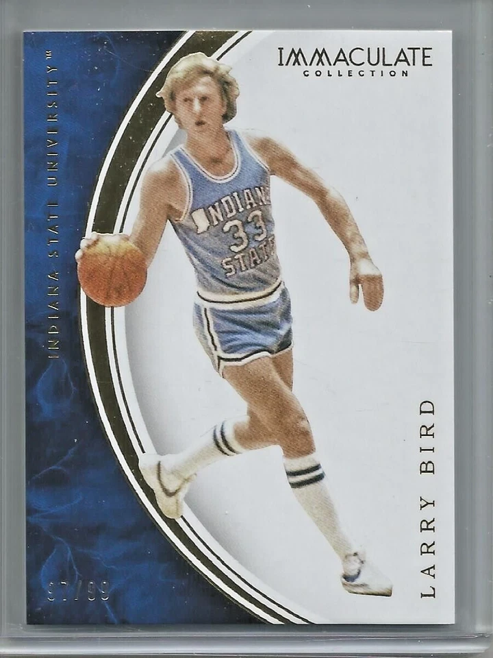 Larry Bird 2016 Panini Immaculate Collection Collegiate #97/99 - Image 1 of 1