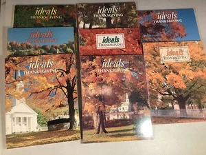 8 IDEALS MAGAZINE THANKSGIVING ISSUES 1985 86 87 89 90 93 2004 05 GREAT COND - Foto 1 di 14