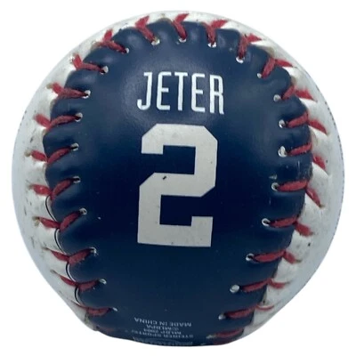 Derek Jeter 2004 New York Yankees Mini 1,5" redondo Steiner béisbol Foto 1 de 4
