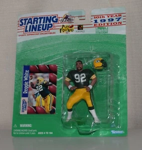 1997 STARTING LINEUP  71369 ⭐ REGGIE WHITE ⭐ GREEN BAY PACKERS ⭐ NOS-SLU - Picture 1 of 6