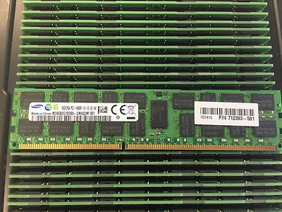 Samsung 16GB PC3-14900 DDR3-1866 ECC Reg M393B2G70DB0-CMA  - Image 1 of 4