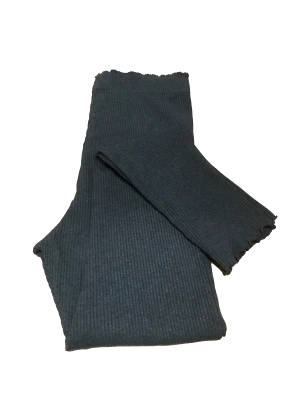 H&M Ribbed Leggings with Ruffle to Waist and Hem - Image 1 of 4