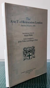 Carto-bibliography, The A to Z of Restoration London (London, 1676). Hyde, R. - Picture 1 of 6