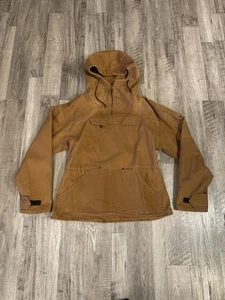 Chaqueta del Ejército de Estados Unidos Para Hombres Anorak Pullover Calzoncillo Marrón Garra Cremallera De Colección Años 60’s 70’s - Imagen 1 de 12