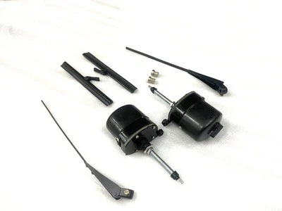 2 x Windshield Wiper Motor kit 12 volt For Willys jeep CJ2A CJ3A CJ3B CJ5 - Image 1 of 4