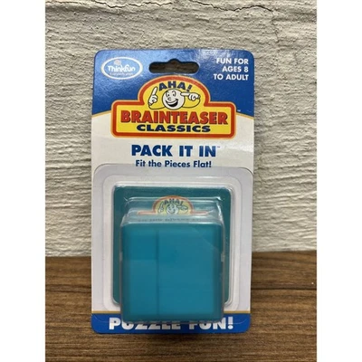 New Thinkfun Pack It In Puzzle brain teaser Classics - Image 1 of 4