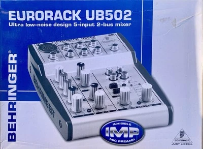 Behringer Eurorack UB502 Silver & Black - Unused, Remained Boxed, Immaculate  - Image 1 of 4
