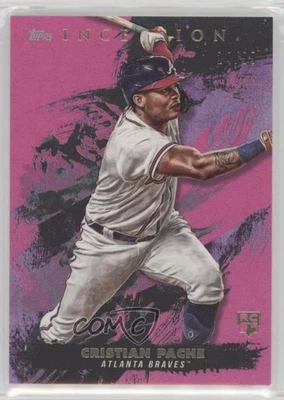 2021 Topps Inception Magenta /99 Cristian Pache #63 Rookie RC - Image 1 of 2
