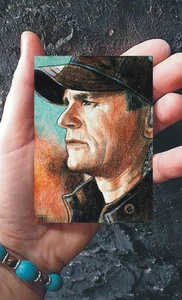 ACEO Sketch Card original drawing • Stargate SG1 • Jack O'Neill - Picture 1 of 3