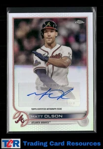 Aggiornamento Topps Chrome 2022 #AC-MO Matt Olson Autografi Auto - Foto 1 di 2