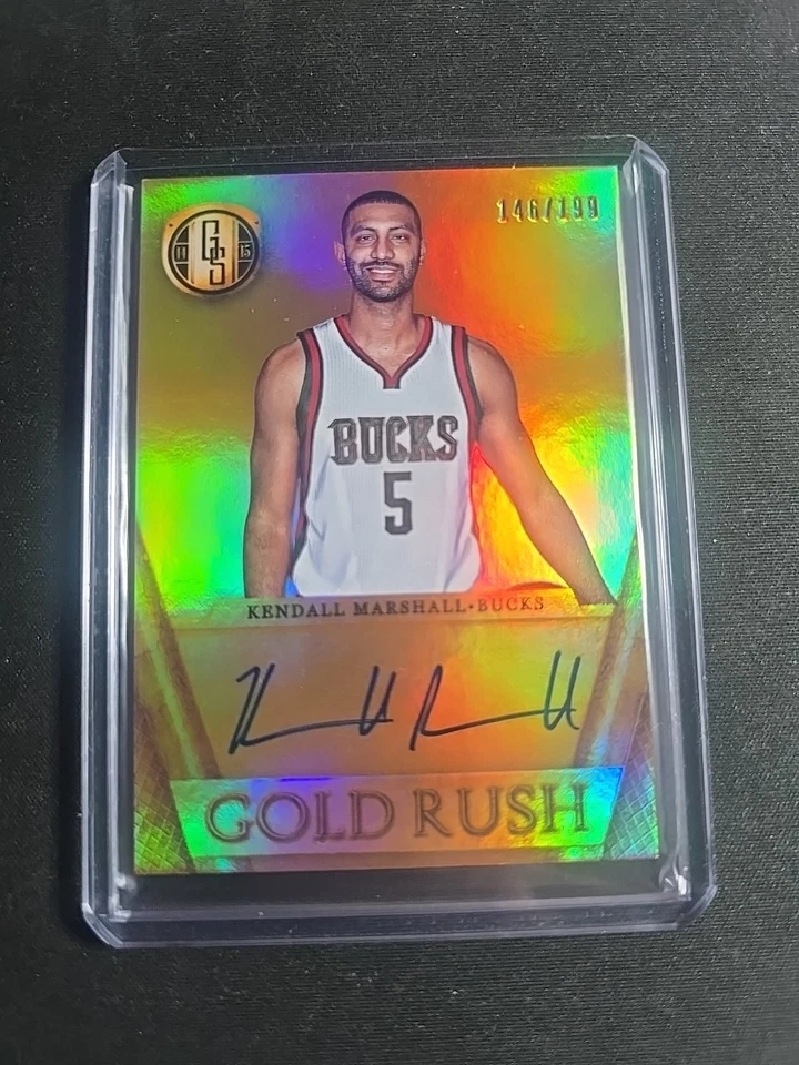 2014-15 Panini Gold Standard Gold Rush /199 Kendall Marshall #11 Auto - Image 1 of 2