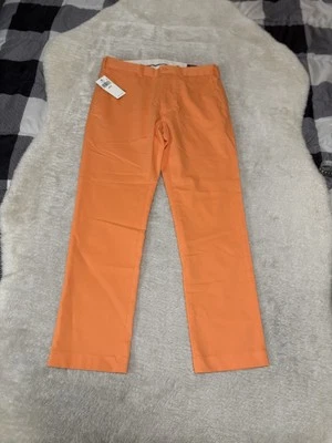 New Polo Ralph Lauren Performance Golf Slim Fit Orange Chino Pants Size 28x28 - Image 1 of 4