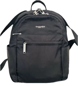 Baggallini Urlaub Anti-Diebstahl Nylon kleiner Rucksack schwarz Reisen neu ohne Etikett hervorragender Zustand - Bild 1 von 13