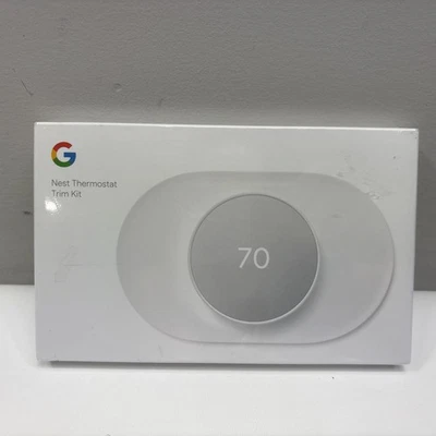 Google Nest Thermostat Trim Kit GZZN7 GA01837-US - Snow NEW - Image 1 of 2