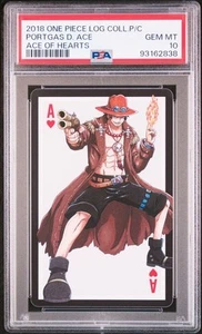 PSA10 Ace One Piece Log Collection Original Playing Cards Limited Edition Graded - Picture 1 of 2