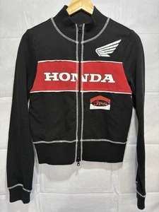 Urban Outfitters Honda JT Racing Sweater Sweatshirt Vintage Style Medium Zipper - Picture 1 of 8