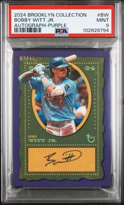 2024 TOPPS BROOKLYN COLLECTION PURPLE BOBBY WITT JR SIGNED AUTO #3/15 SSP - Picture 1 of 2