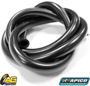 Apico Fuel Line Pipe Hose Black 6mm x 10mm 1 Metre Length Motocross Enduro New - Picture 1 of 1