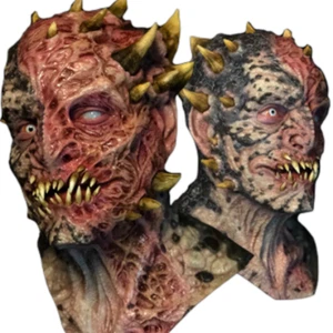 Brimstone Silicone Full Mask - Immortal Masks Shattered CFX SPFX Halloween Mask - Picture 1 of 7