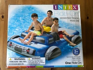 Intex Monster Truck Ride-On Inflatable Pool Float NIB Rider 75 x 57 in - Picture 1 of 10