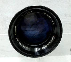 Vivitar 135mm 1:2.8 Auto Telephoto Close Focusing Lens Canon FD Made In Japan - Picture 1 of 5