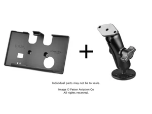 Montaje RAM Para Superficie Plana/De Perforación Para Garmin Nuvi 65, 66, 67, 68 - Imagen 1 de 7