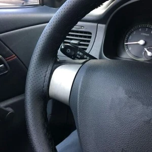 15'' Car Steering Wheel Leather Cover Breathable Anti-slip Wrap DIY Stitch Hvpyo - Picture 1 of 12