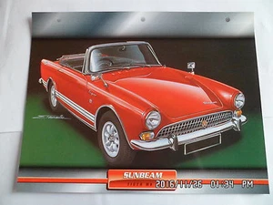 CARTE FICHE VOITURES D'EXCEPTION SUNBEAM TIGER MK I - Picture 1 of 1