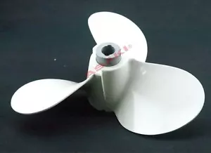 For YAMAHA Outboard 40 HP Aluminium Propeller hélice 676-45943-62-EL 3X11 1/2X12 - Foto 1 di 4