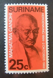 Suriname 1969 Birth Cent Mahatma Gandhi SG655 MNH UM unmounted mint - Imagen 1 de 1
