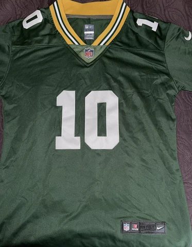 Jordan Love Green Bay Packers Nike Player Game Jersey - Green.  NEW Cover