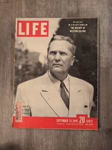 Life Magazine September 13, 1948, Vintage Periodical, Ads, Big Issue - Picture 1 of 8