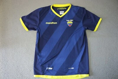 Camiseta de fútbol de la Selección Nacional de Ecuador Maratón Talla 14 niños jóvenes Foto 1 de 4