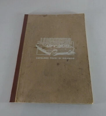Catálogo de piezas / Lista de piezas de repuesto Lamborghini Urraco años 1973 - 1979 Foto 1 de 4