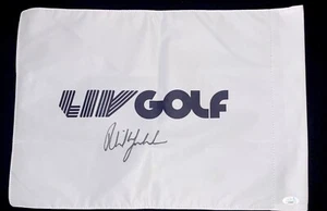 PHIL MICKELSON SIGNED AUTOGRAPH JSA COA LIV GOLF FLAG CHAMPION - Picture 1 of 2