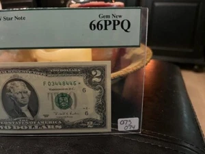 1995* Atlanta "Star" $2 FRN (F* Block) PCGs 66 PPQ GEM UNC. - Picture 1 of 3
