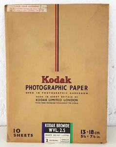 KODAK  Photographic Paper -  5 hojas de 13 x 18 cm -  caducado - Picture 1 of 2